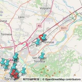 Mappa Via Trento, 10036 Settimo Torinese TO, Italia (7.6)