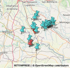 Mappa Via Rossa Guido, 37060 Gazzo Veronese VR, Italia (10.853)