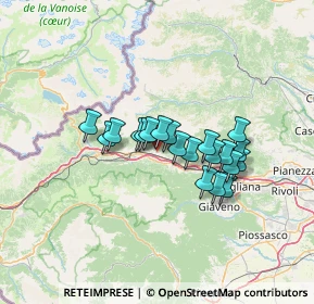 Mappa 10050 Bruzolo TO, Italia (9.899)