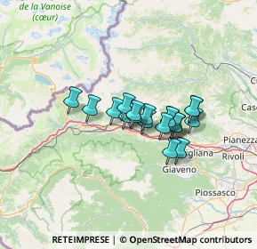 Mappa 10050 Bruzolo TO, Italia (8.842)