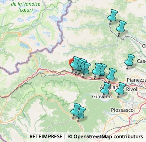 Mappa 10050 Bruzolo TO, Italia (14.55143)