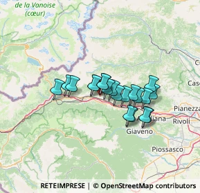 Mappa 10050 Bruzolo TO, Italia (9.155)