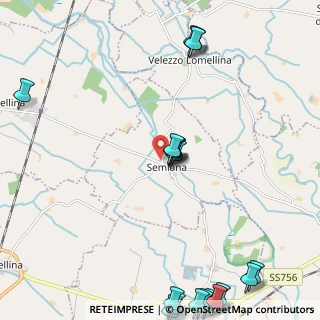 Mappa Via Valle, 27020 Semiana PV, Italia (3.1225)