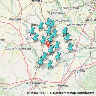 Mappa Via Valle, 27020 Semiana PV, Italia (10.7815)