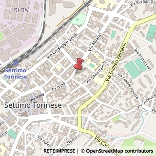 Mappa Via Italia, 94, 10036 Settimo Torinese, Torino (Piemonte)