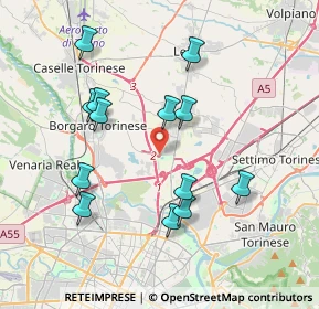 Mappa Via Tiziano Vecellio, 10079 Mappano TO, Italia (3.74923)