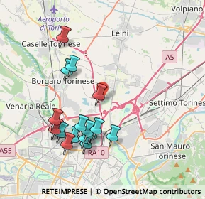 Mappa Via Tiziano Vecellio, 10079 Mappano TO, Italia (3.92882)