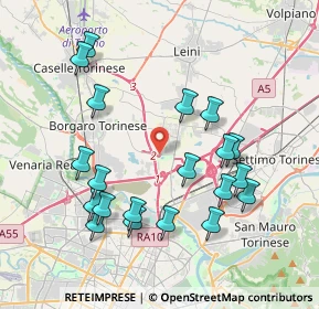 Mappa Via Tiziano Vecellio, 10079 Mappano TO, Italia (4.0785)