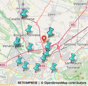 Mappa Via Tiziano Vecellio, 10079 Mappano TO, Italia (4.22938)