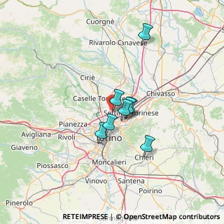 Mappa Via Tiziano Vecellio, 10079 Mappano TO, Italia (28.16667)