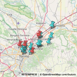 Mappa Via Trieste, 10036 Settimo Torinese TO, Italia (6.62421)