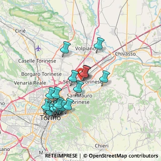 Mappa Via Trieste, 10036 Settimo Torinese TO, Italia (7.359)