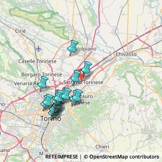 Mappa Via Trieste, 10036 Settimo Torinese TO, Italia (7.54)