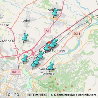 Mappa Via Trieste, 10036 Settimo Torinese TO, Italia (3.09182)