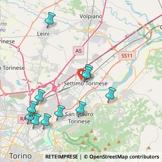 Mappa Via Trieste, 10036 Settimo Torinese TO, Italia (4.83727)