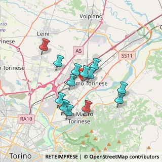 Mappa Via Trieste, 10036 Settimo Torinese TO, Italia (2.94846)