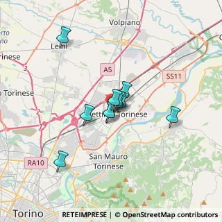 Mappa Via Trieste, 10036 Settimo Torinese TO, Italia (2.19364)