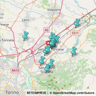 Mappa Via Trieste, 10036 Settimo Torinese TO, Italia (2.51286)