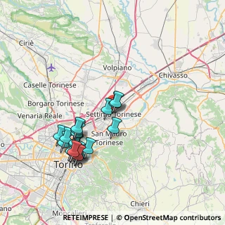 Mappa Piazza degli Alpini, 10036 Settimo Torinese TO, Italia (7.726)