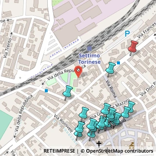 Mappa Piazza degli Alpini, 10036 Settimo Torinese TO, Italia (0.192)