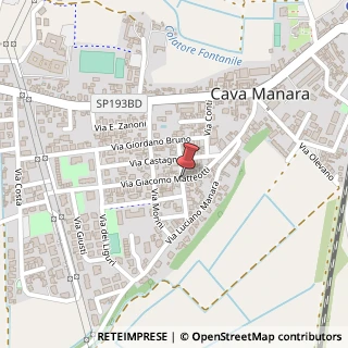 Mappa Via Bixio,  1, 27100 Cava Manara, Pavia (Lombardia)