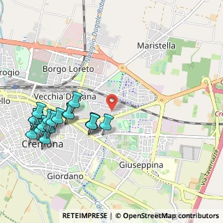 Mappa Via Cappuccini, 26100 Cremona CR, Italia (1.17)
