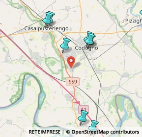 Mappa Via delle Margherite, 26861 Fombio LO, Italia (7.5385)