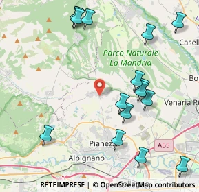 Mappa Via Pianezza, 10040 San Gillio TO, Italia (4.91813)