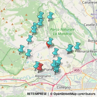 Mappa SP 180, 10040 San Gillio TO, Italia (3.989)