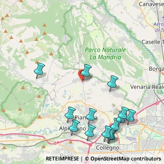 Mappa SP 180, 10040 San Gillio TO, Italia (5.38143)