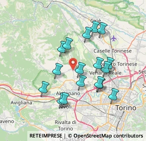 Mappa Via Pianezza, 10040 San Gillio TO, Italia (6.57059)