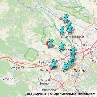 Mappa SP 180, 10040 San Gillio TO, Italia (8.025)