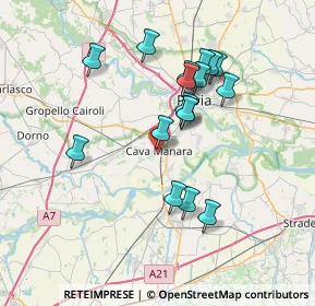 Mappa 27051 Cava Manara PV, Italia (6.57706)