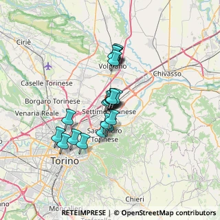 Mappa Via Don Luigi, 10036 Settimo Torinese TO, Italia (4.976)