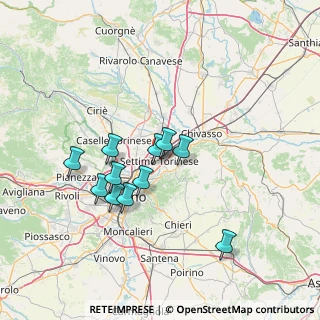 Mappa Via Michelangelo Buonarroti, 10036 Settimo Torinese TO, Italia (12.06636)
