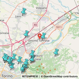 Mappa Via Don Luigi, 10036 Settimo Torinese TO, Italia (6.9)