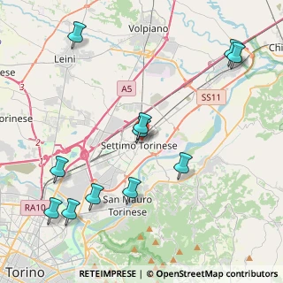 Mappa Via Don Luigi, 10036 Settimo Torinese TO, Italia (4.96455)