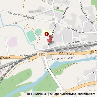 Mappa Via Cascina del Gallo,  2, 10053 Bussoleno, Torino (Piemonte)