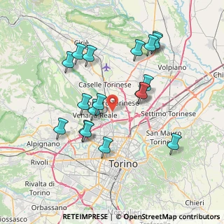 Mappa Via Veneto, 10071 Borgaro Torinese TO, Italia (7.36167)