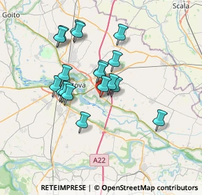 Mappa Via Mario Panizza, 46100 Mantova MN, Italia (5.99667)