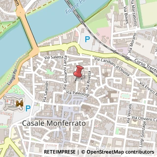 Mappa Piazza S. Domenico, 15033 Casale Monferrato AL, Italia, 15033 Casale Monferrato, Alessandria (Piemonte)