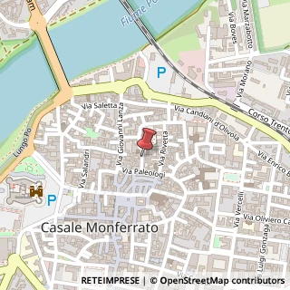 Mappa Via Fratelli Caire, 6, 15033 Casale Monferrato, Alessandria (Piemonte)