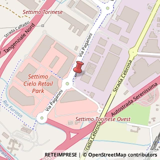 Mappa Strada della Merla, 49C, 10036 Settimo Torinese, Torino (Piemonte)