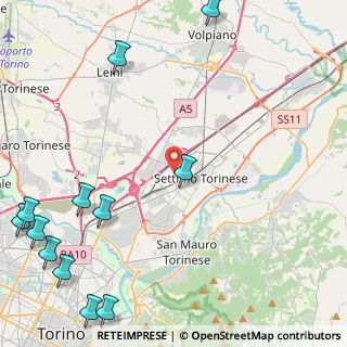 Mappa Via Provana, 10036 Settimo Torinese TO, Italia (6.82417)