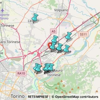 Mappa Via Provana, 10036 Settimo Torinese TO, Italia (3.18813)