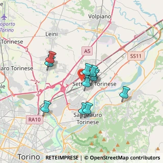 Mappa Via Provana, 10036 Settimo Torinese TO, Italia (2.77273)