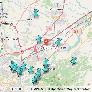 Mappa Via Provana, 10036 Settimo Torinese TO, Italia (6.2775)