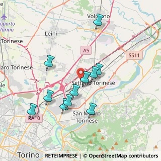 Mappa Via Provana, 10036 Settimo Torinese TO, Italia (3.2925)