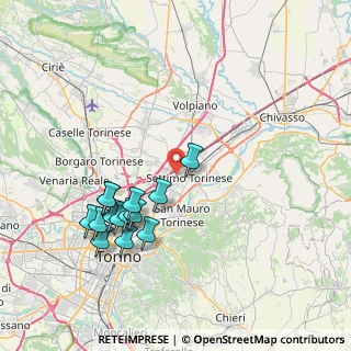 Mappa Via Provana, 10036 Settimo Torinese TO, Italia (7.91429)