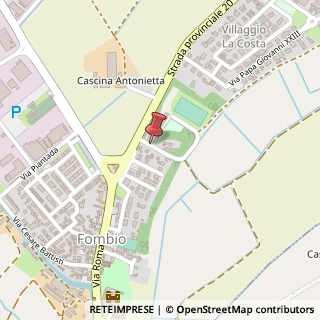 Mappa Via Boccaserio, 22, 26861 Fombio, Lodi (Lombardia)